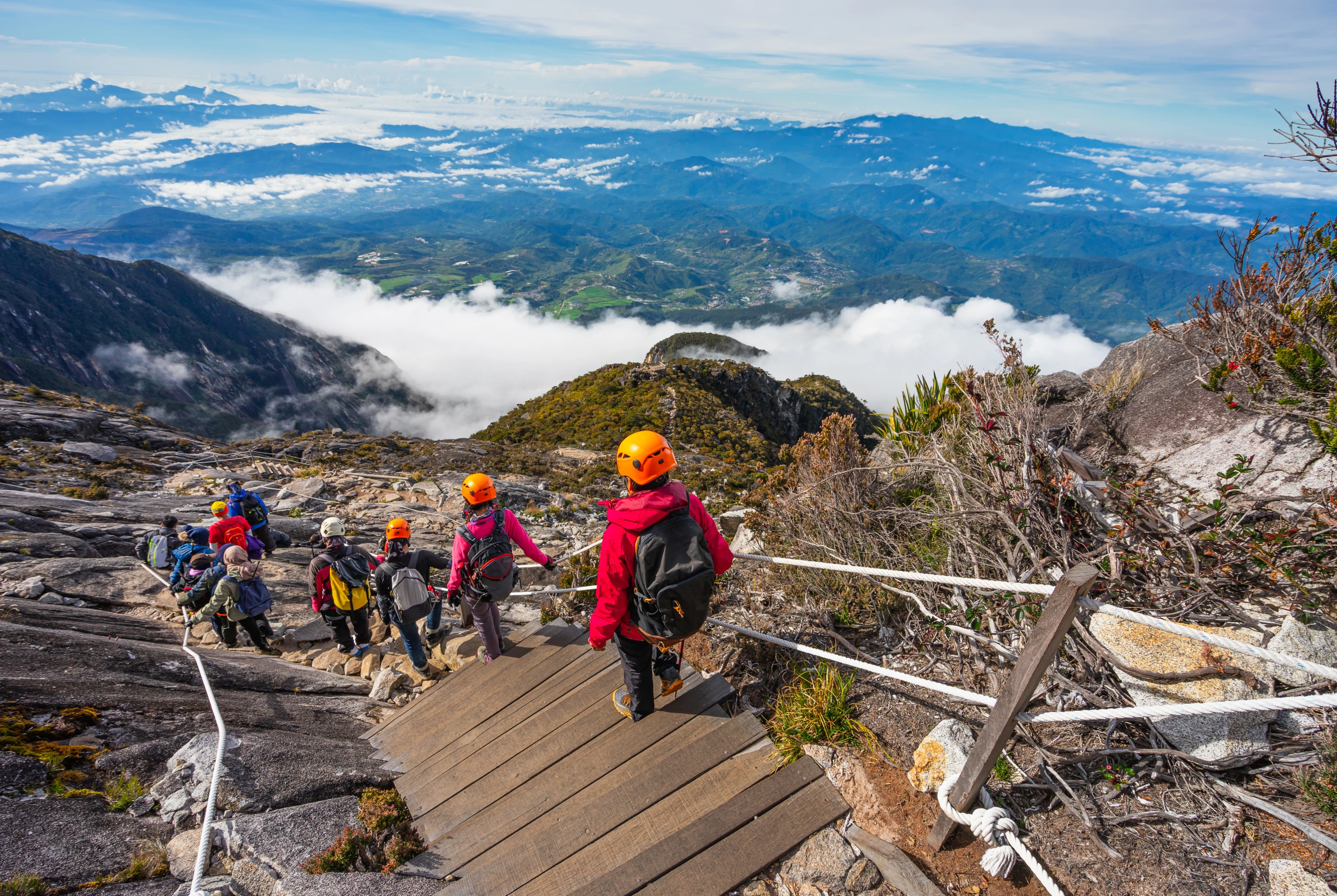 Climb the Adams peak